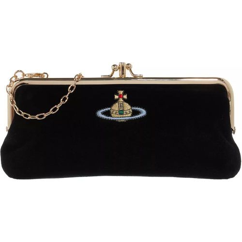 Crossbody Bags - Embroidered Orb Double Frame Purse With Chain - Gr. unisize - in - für Damen - Vivienne Westwood - Modalova