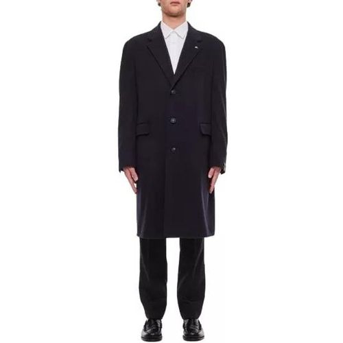 Wool Coat - Größe 52 - blue - Tagliatore - Modalova