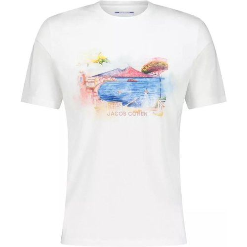 T-Shirt mit Print - Größe XL - Jacob Cohen - Modalova