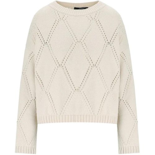 Abbozzi Ecru Crewneck Jumper - Größe M - Max Mara - Modalova