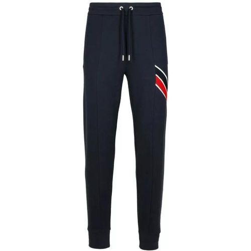 Jogger' Navy Cotton Pants - Größe L - Moncler - Modalova