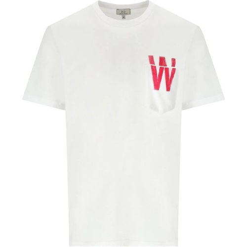 FLAT WEISSES T-SHIRT - Größe L - weiß - Woolrich - Modalova