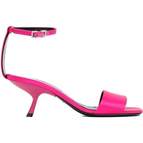 Sandalen & Sandaletten - Magenta Satin Sandals - Gr. 36 (EU) - in Rosa - für Damen - sergio rossi - Modalova