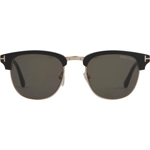 Sonnenbrillen - Henry Oval Sunglasses - Gr. unisize - in Schwarz - für Damen - Tom Ford - Modalova