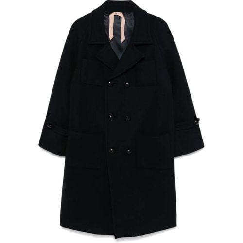 Oxford Blue Fabric Coat - Größe L - N°21 - Modalova