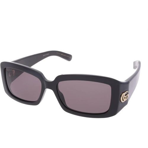 Sonnenbrille - Rectangular Frame Sunglasses - Gr. unisize - in Schwarz - für Damen - Gucci - Modalova