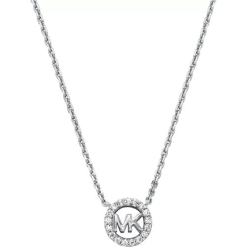 Halskette - Sterling Logo Pendant Necklace - Gr. unisize - in Silber - für Damen - Michael Kors - Modalova