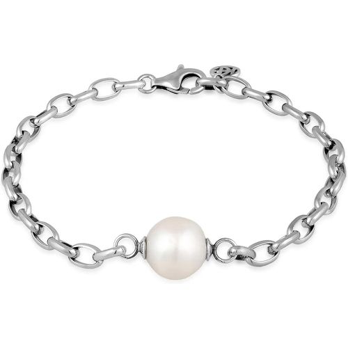 Armbänder - Armband Gliderarmband - Chunky Perle 925 Silber - Gr. 21 CM - in Silber - für Damen - Haze & Glory - Modalova