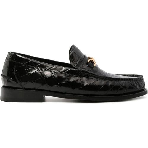 Loafer - Flat shoes Black Black - Gr. 40 (EU) - in - für Damen - Versace - Modalova