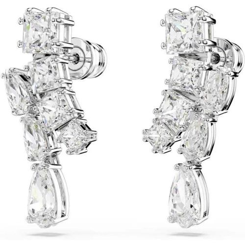 Ohrringe - Matrix Silberfarben Ear Studs 5700418 - Gr. unisize - in Silber - für Damen - Swarovski - Modalova