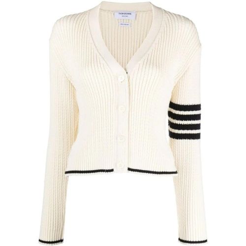 Baby Cable Wool Cardigan - Größe 36 - beige - Thom Browne - Modalova