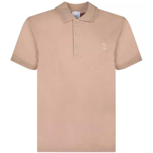 Cotton Pique Polo Shirt - Größe L - brown - Burberry - Modalova
