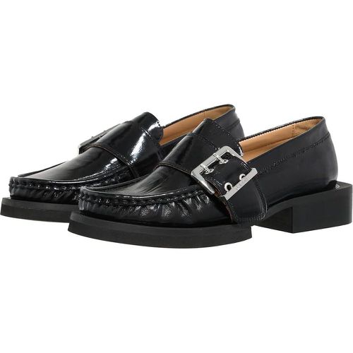 Loafer - Feminine Buckle Loafer Naplack - Gr. 36 (EU) - in - für Damen - Ganni - Modalova