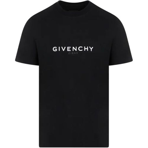 Black Cotton T-Shirt - Größe L - Givenchy - Modalova