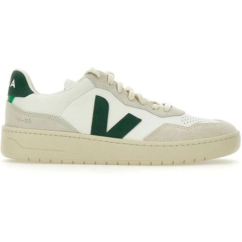 Low-Top Sneaker - V-90 Sneakers - Leather - White Cyprus - Gr. 40 (EU) - in - für Damen - Veja - Modalova