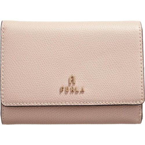 Portemonnaie - Camelia M Compact Wallet Flap - Gr. unisize - in Gold - für Damen - Furla - Modalova