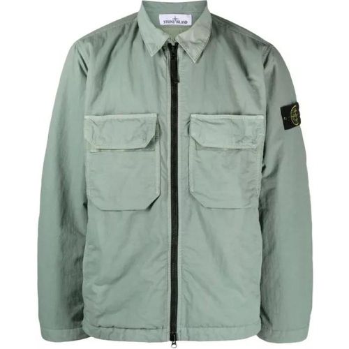 Green Primaloft®-Tc Opaque Nylon Twill Jacket - Größe L - green - Stone Island - Modalova