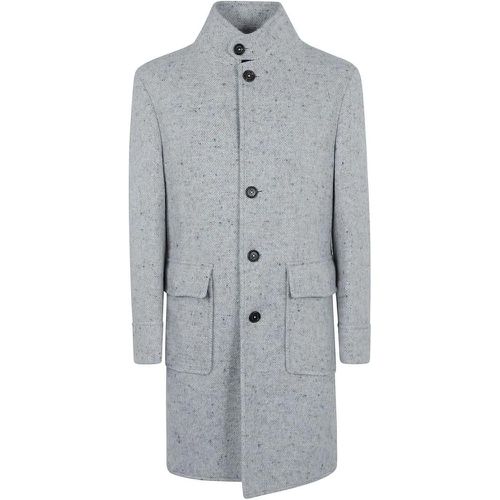 Beluga Grey Wool High Neck Jacket - Größe 48 - Eleventy - Modalova