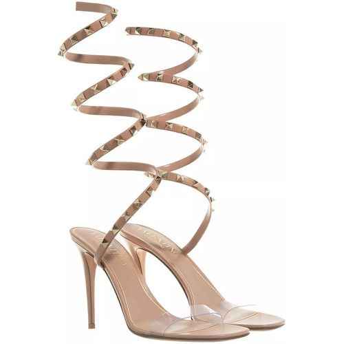 Pumps & High Heels - Rockstud Leather Sandals, 100 mm - Gr. 41 (EU) - in - für Damen - Valentino Garavani - Modalova