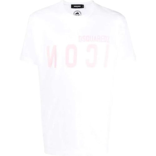 Mirrored-Logo T-Shirt - Größe XXL - Dsquared2 - Modalova