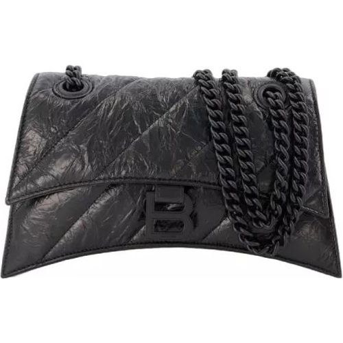 Shopper - Crush Chain S Hobo Bag - Black - Leather - Gr. unisize - in - für Damen - Balenciaga - Modalova