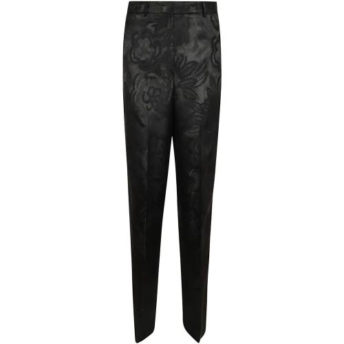 High-Waisted Floral Jacquard Trousers - Größe 38 - ETRO - Modalova