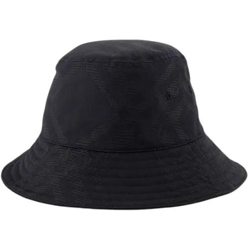 Caps & Mützen - Tonal Bias Buket Hat - Synthetic - Black - Gr. M - in - für Damen - Burberry - Modalova