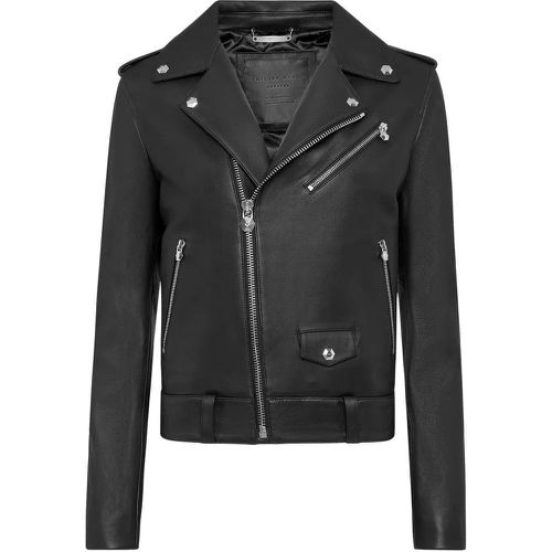 Leder Biker-Jacke - Größe XS - Philipp Plein - Modalova