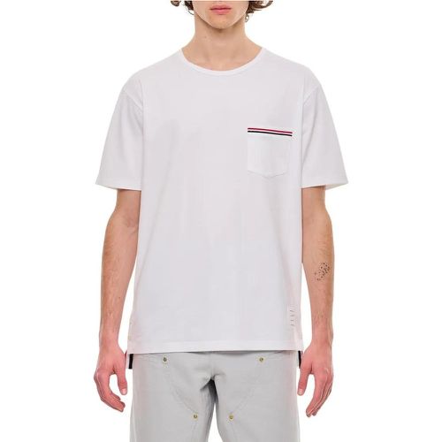 Ss Rwb Pocket Cotton T-Shirt - Größe 2 - Thom Browne - Modalova