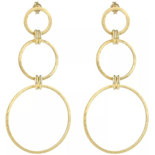 Ohrringe - CL Earring Eslie Double Round Satin - G - Gr. unisize - in - für Damen - LOTT.gioielli - Modalova