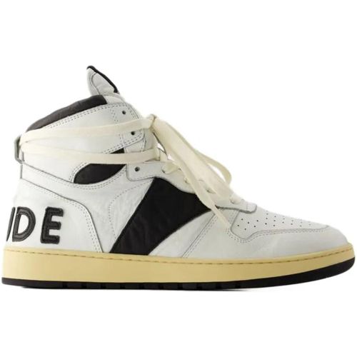 Low-Top Sneaker - Rhecess Hi Sneakers - Leather - Black/White - Gr. 41 (EU) - in - für Damen - Rhude - Modalova