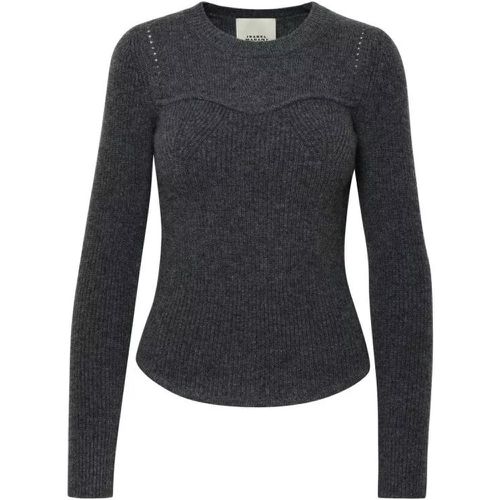 Brumea' Sweater In Grey Cahmere Blend - Größe 38 - gray - Isabel marant - Modalova