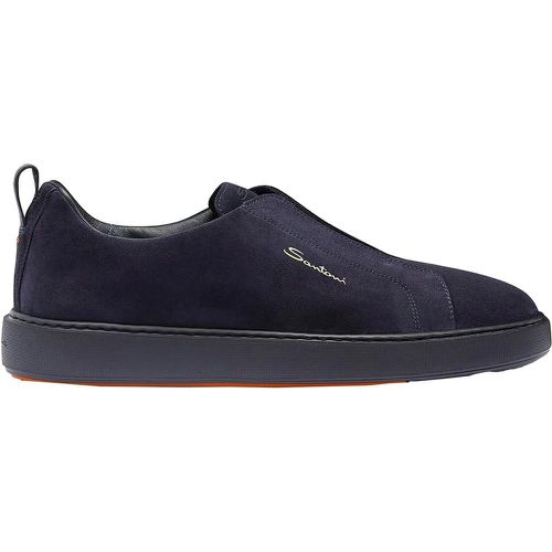 Low-Top Sneaker - Sneaker Donkerblauw - Gr. UK_10_5 - in - für Damen - Santoni - Modalova