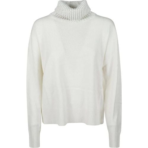 Turtle Neck Sweater White - Größe M - Fabiana Filippi - Modalova