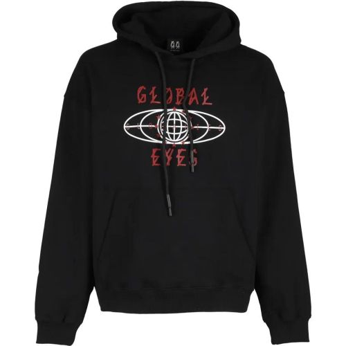 Black Cotton Hoodie - Größe S - 44 Label Group - Modalova