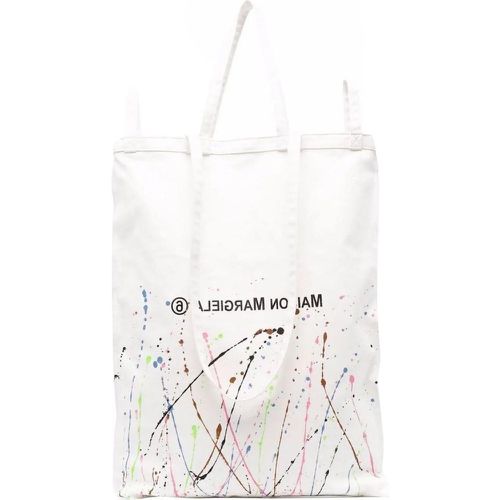 Totes & Shopper - Mm6 Oversize Logo Tote Bag - Gr. unisize - in - für Damen - Maison Margiela - Modalova