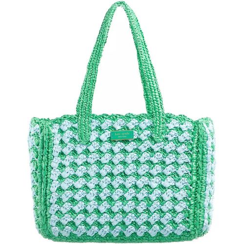Tote - High Tide Striped Crochet Shopping Bag Raffia - Gr. unisize - in - für Damen - kate spade new york - Modalova