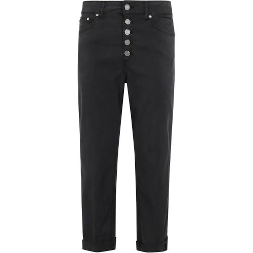 Pantalone Koons With Decorative Button Front - Größe 24 - Dondup - Modalova