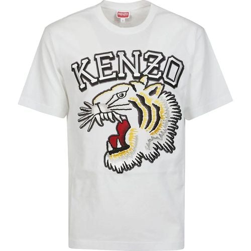 Tiger Varsity Classic T-shirt White - Größe L - Kenzo - Modalova