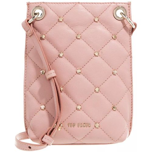 Partonn Quilted Magnolia Stud Phone Pouch - Gr. unisize - in Gold - Ted Baker - Modalova