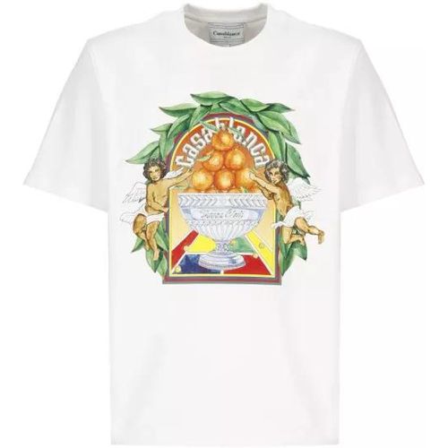 Triomphe D'orange T-Shirt - Größe M - white - Casablanca - Modalova