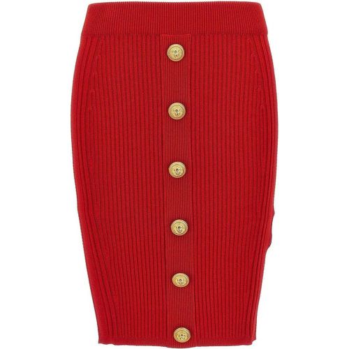 Knee-Length Mini Skirt - Größe 36 - Balmain - Modalova