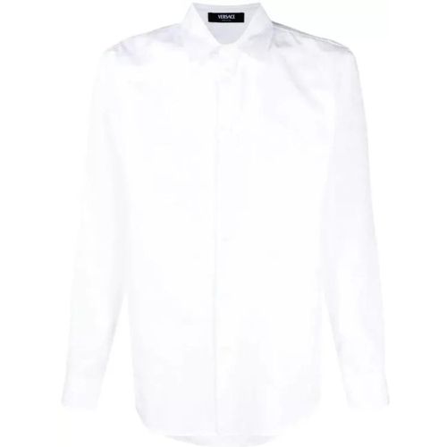 White Barocco Jacquard Shirt - Größe 39 - white - Versace - Modalova