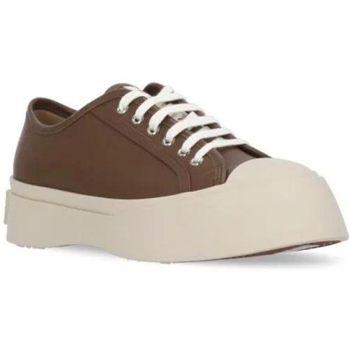 Low-Top Sneaker - Brown Smooth Leather Sneakers - Gr. 39 (EU) - in - für Damen - Marni - Modalova