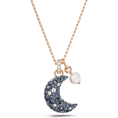 Charms - Luna pendant, Moon, Rose gold-tone plated - Gr. unisize - in Mehrfarbig - für Damen - Swarovski - Modalova