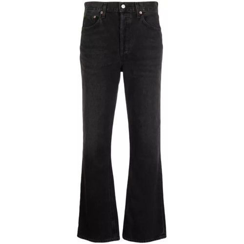 Mid-Rise Straight-Leg Denim Jeans - Größe 30 - black - Agolde - Modalova
