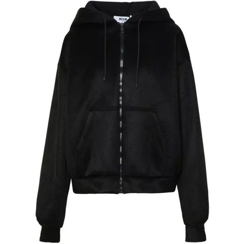 Sweatshirt In Black Acrylic Fiber Blend - Größe M - black - MSGM - Modalova