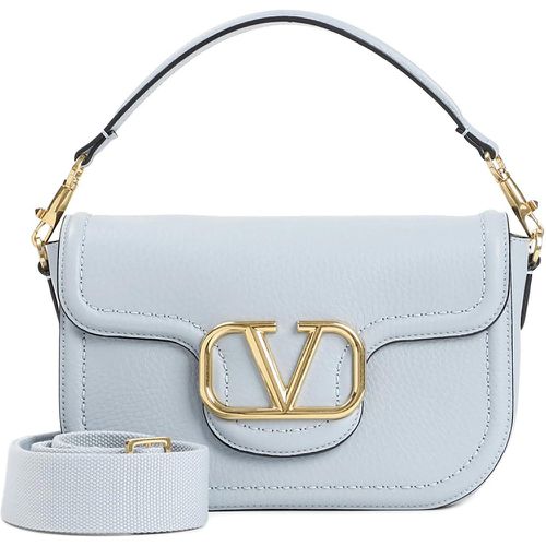 Shopper - Vg All Time Light Blue Calf Leather Shoulder Bag - Gr. unisize - in - für Damen - Valentino - Modalova