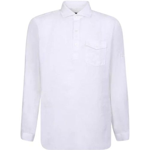 White Linen Shirt - Größe M - white - Lardini - Modalova