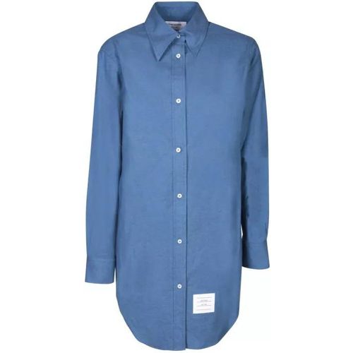 Long Sleeves Shirtdress - Größe 38 - blue - Thom Browne - Modalova